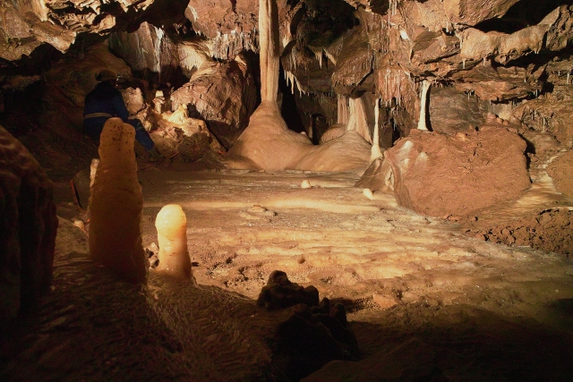 Caving is so much fun.