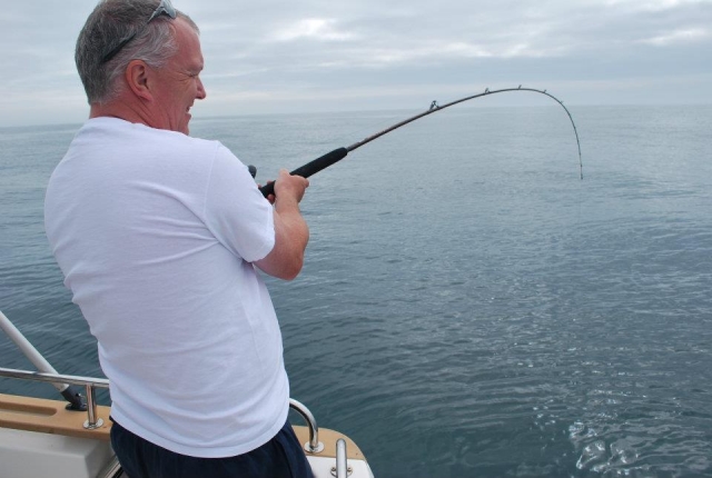 Fishing is a great activity.