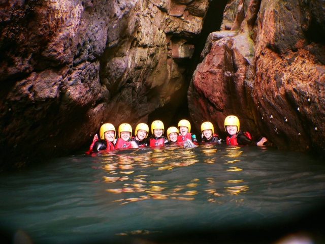 Enjoy a coasteering adventure at Scotland
