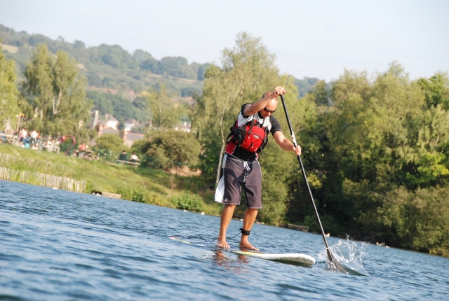 O embarque de remo é tão relaxante