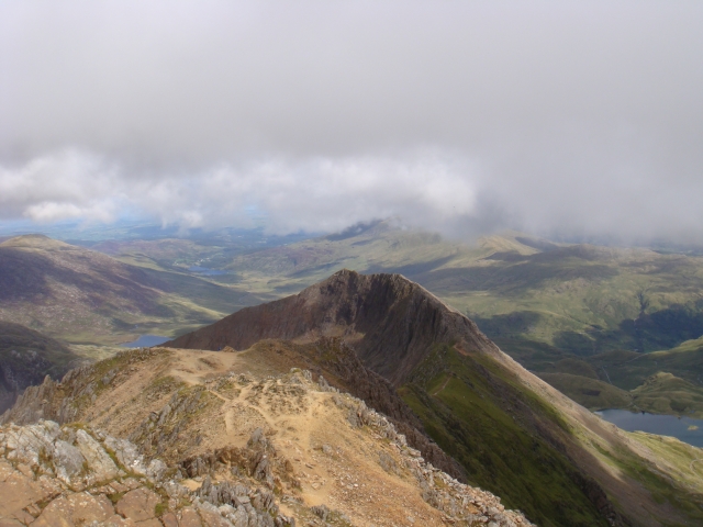 Crib Goch Scrambling Snowdonia N Wales