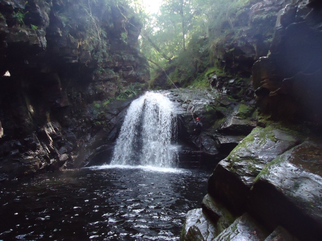 Abseilen Maentwrog Gorge 