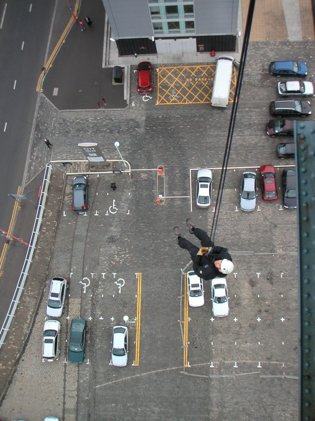 Glasgow University Tower Abseil