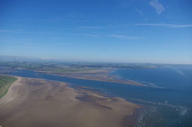 aerial view of the estuary