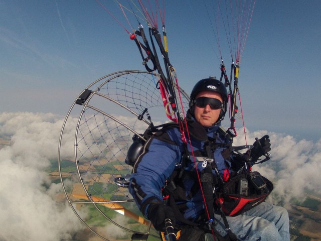 Flying through the air