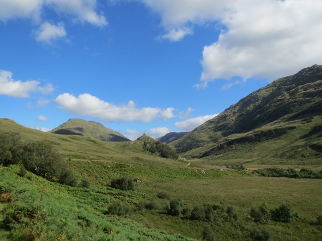 Looking up the glen