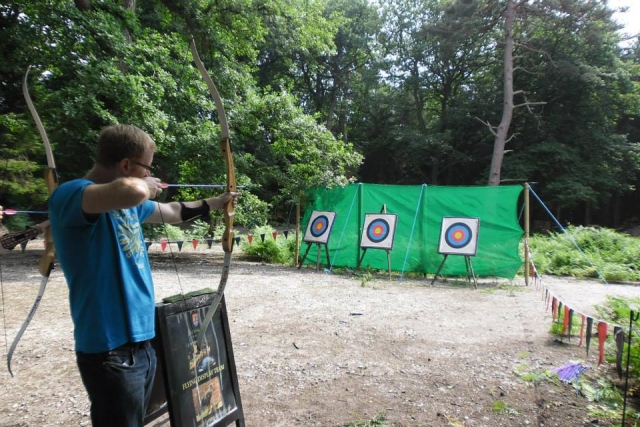 Bogenschießen in Peckforton 