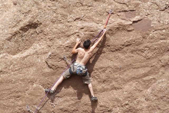  Posizione in arrampicata 