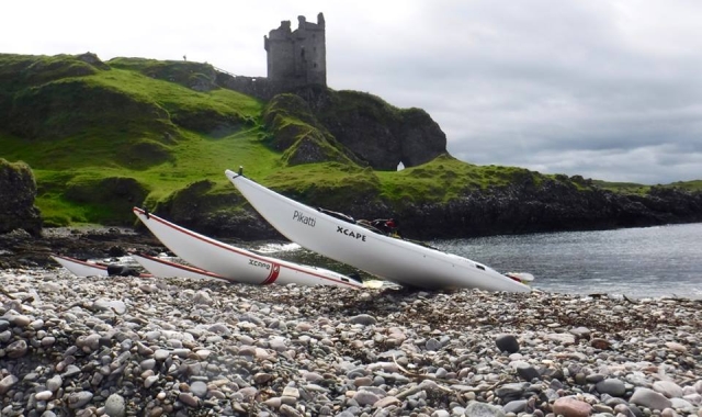  Kayak con bellissimo castello