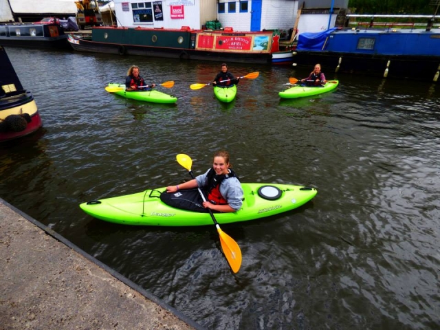  Unsere grünen Kajaks