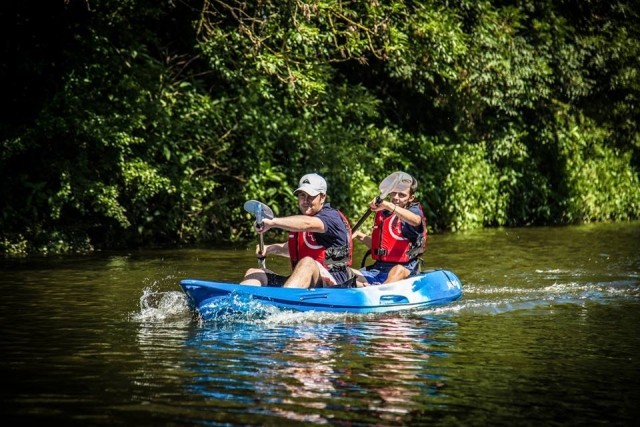 Couple or kayakers