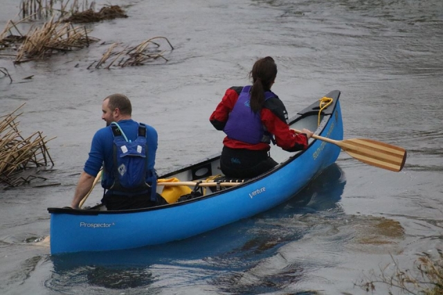 Canoe paddling