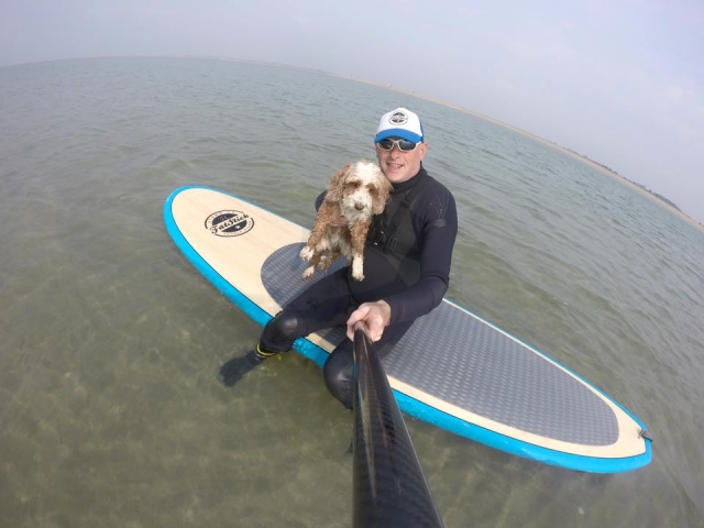 Dogs also do SUP