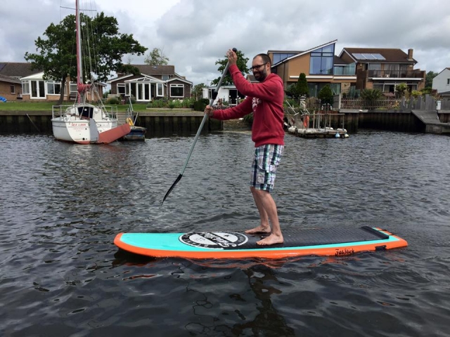 SUP practising