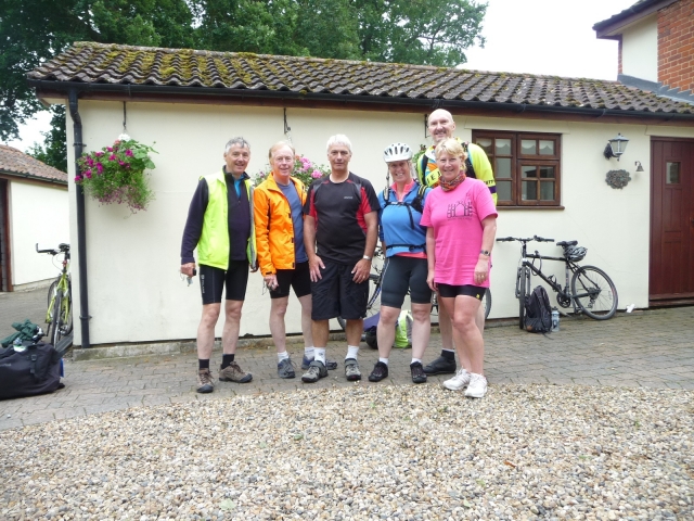  um grupo de seis no Tour Self -Guide 