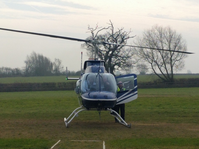 Taking off