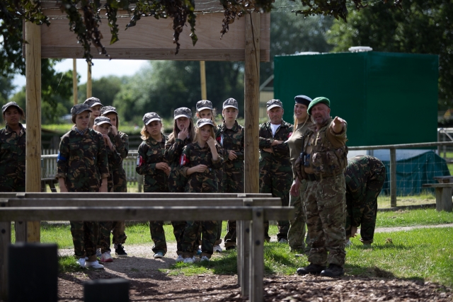 Assault course before battle commences