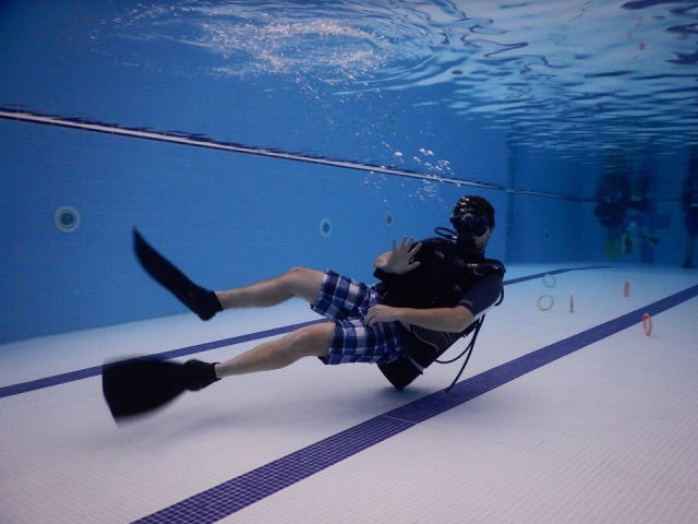 Relaxing time under the water