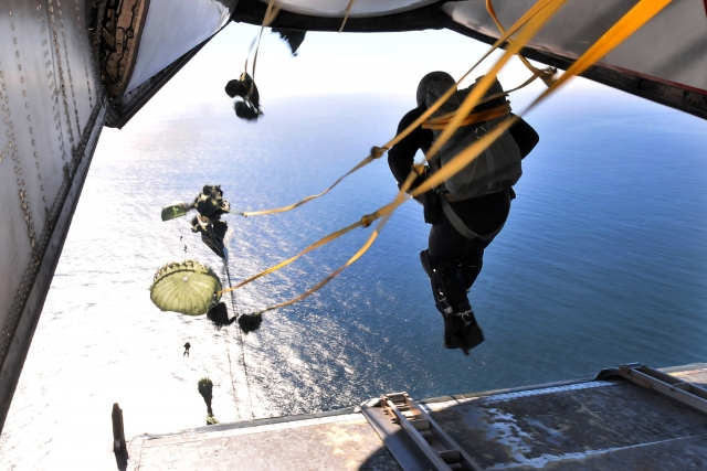 Static line jump