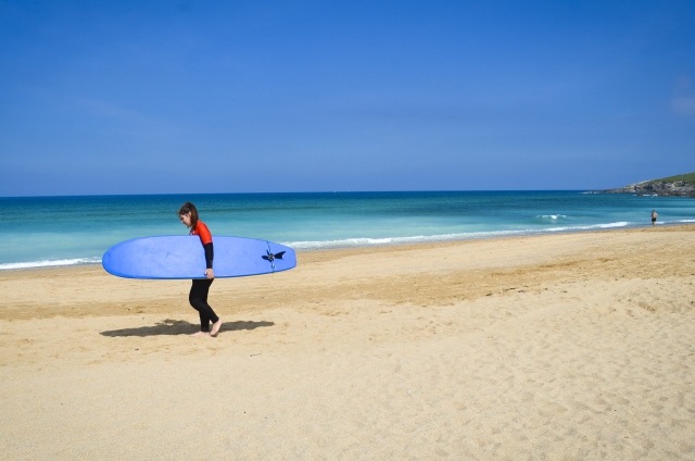 Surfing Newquay 
