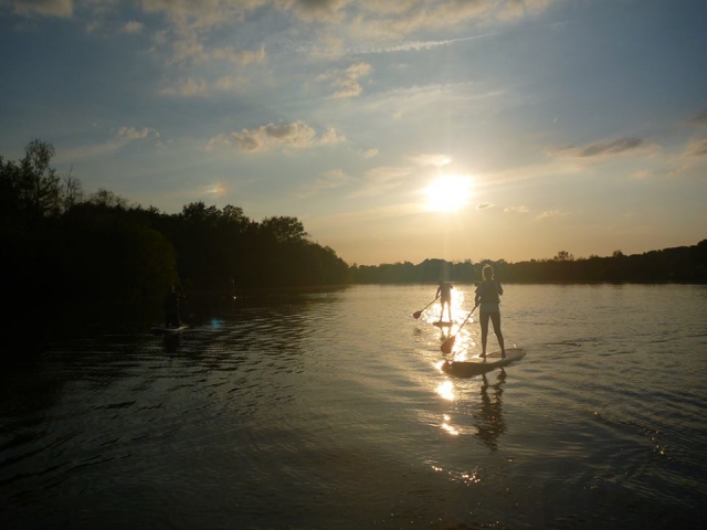 Amazing sunsets on board