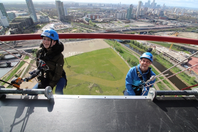 Discesa in corda doppia con un amico 