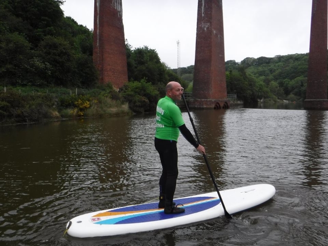  Stand Up Paddle Imbarco sul fiume 