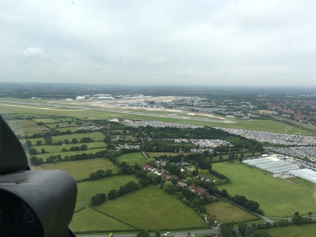 Views from the helicopter