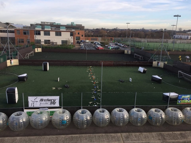  le champ de balise de tir à l'arc