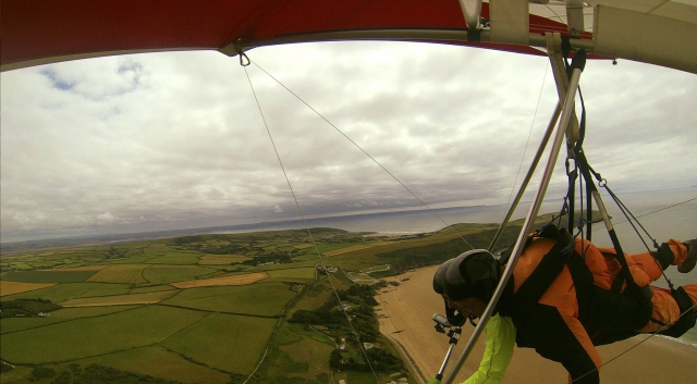 Flying like a bird