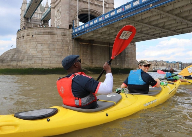Kayaking in London
