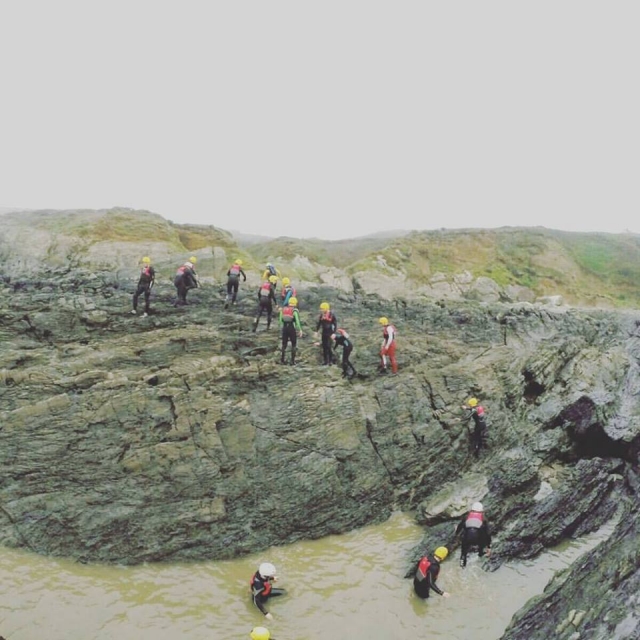 Coasteering in North Devon