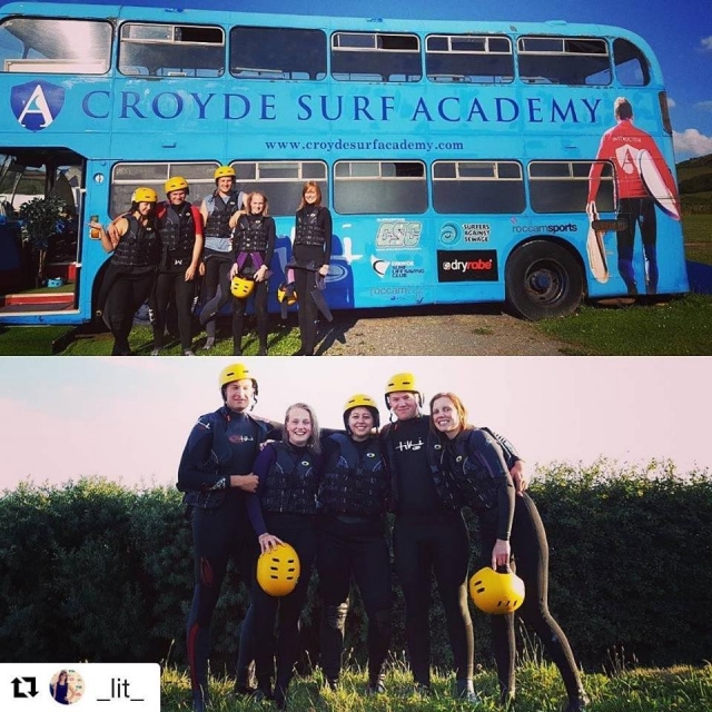 Coasteering team