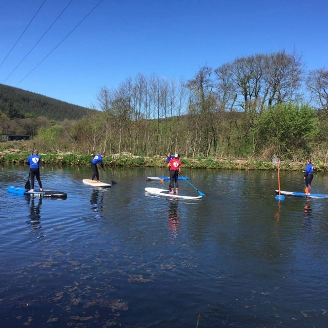 Stand up paddle boarding in North Devon