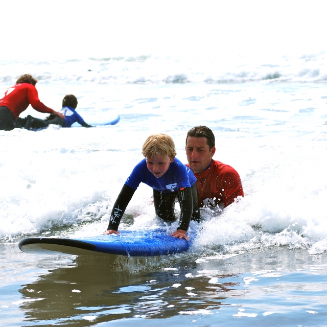 Surf lessons for kids