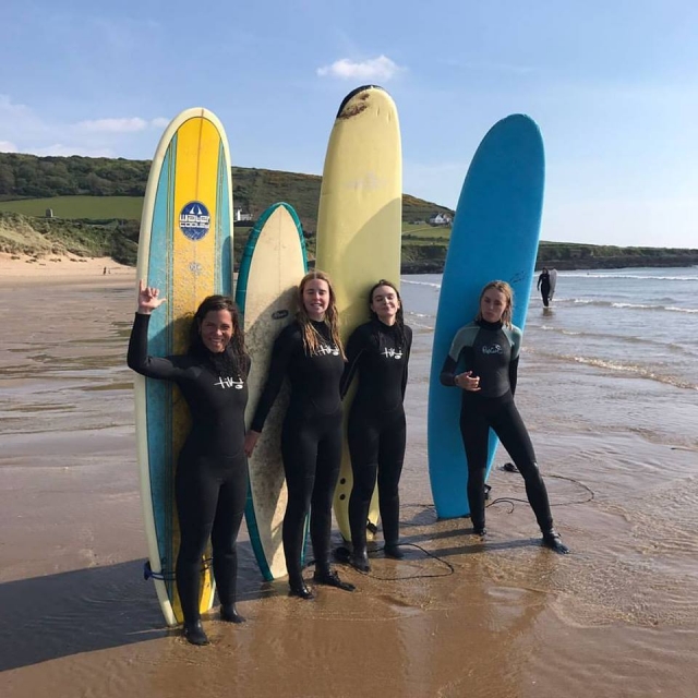With the boards