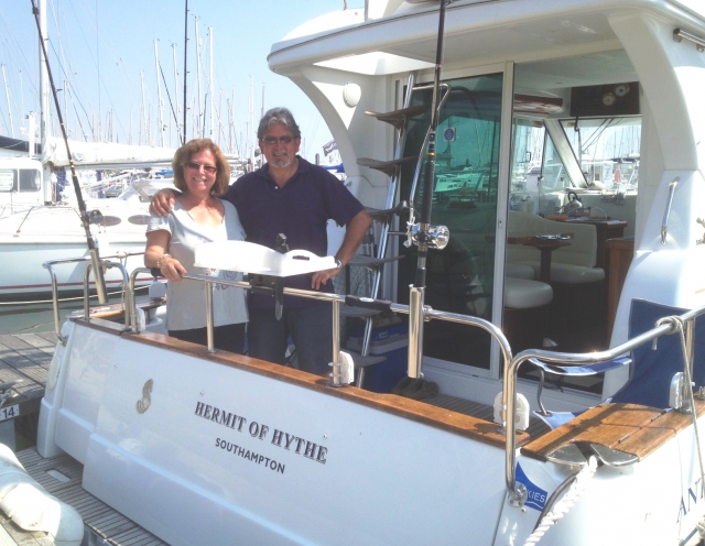  Il nostro skipper e sua moglie 