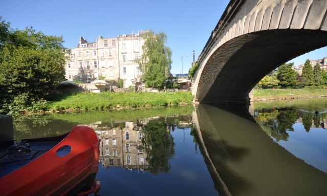 Boat on the River Avon