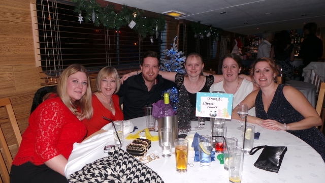 Christmas party on board
