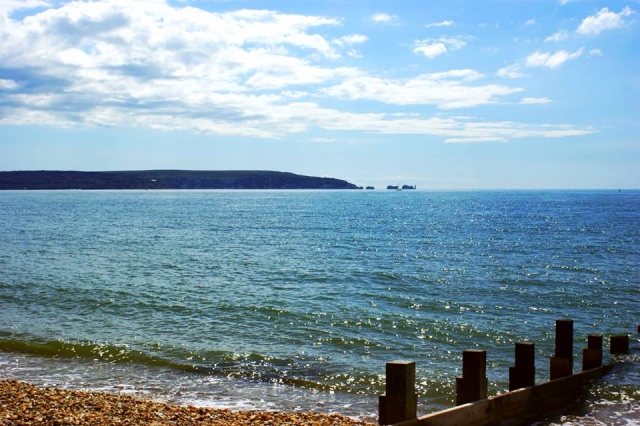 The coast of the Isle of Wight. 