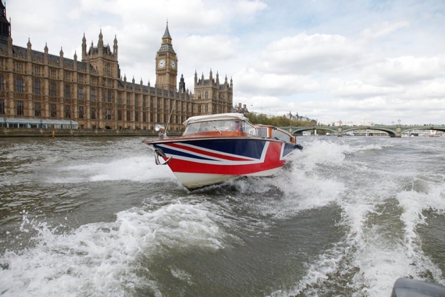 Throughout the Thames Lake!