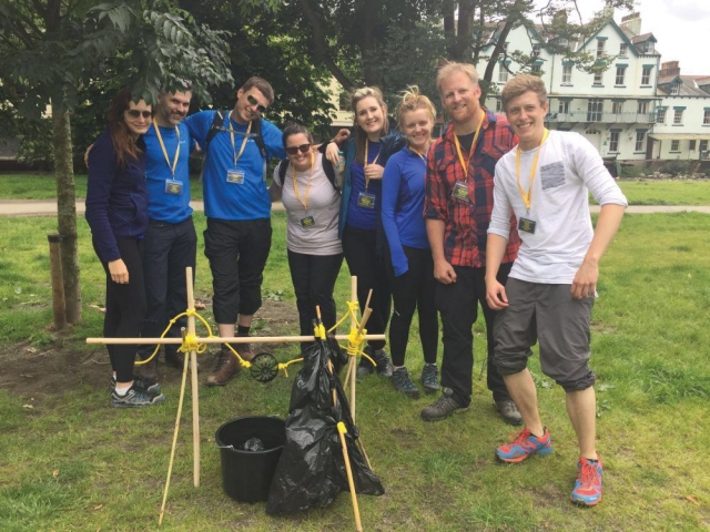 Camping at Keswick Adventures. 