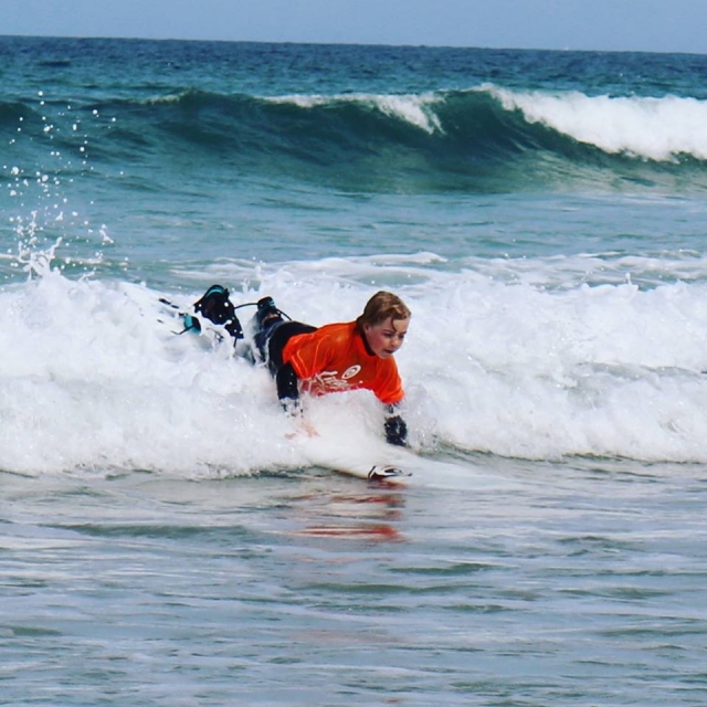 Be courageous and challenge thos waves! 