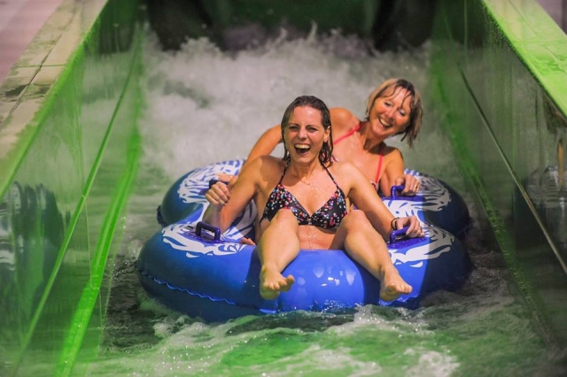 Slides in Alpamare Scarborough Water Park