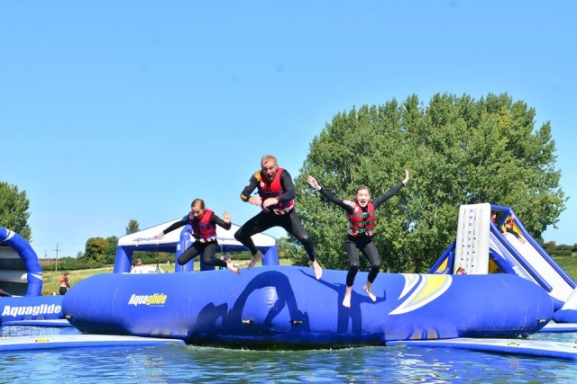 Bring all your family to  Aqua Park Rutland!