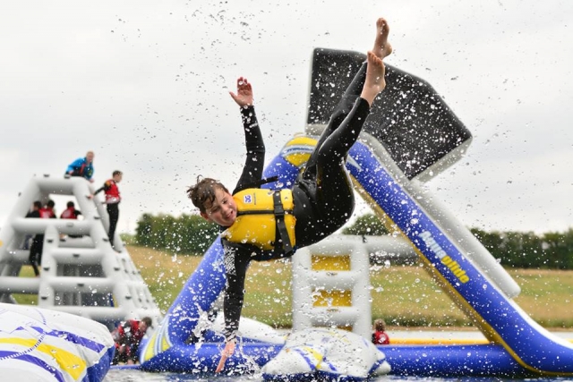 Enjoy extreme slides in  Aqua Park Rutland!