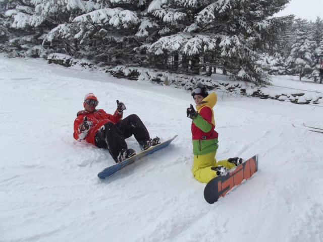 Snowboarding with Another World Adventure Centre