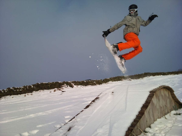 Snowboarding with Another World Adventure Centre