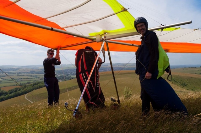 Tandem Hang Gliding at Airsports Sussex