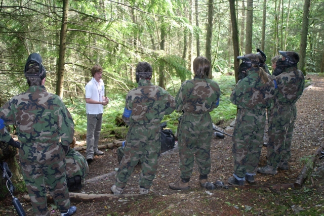 Paintballing with Get Wet The Adventure Company